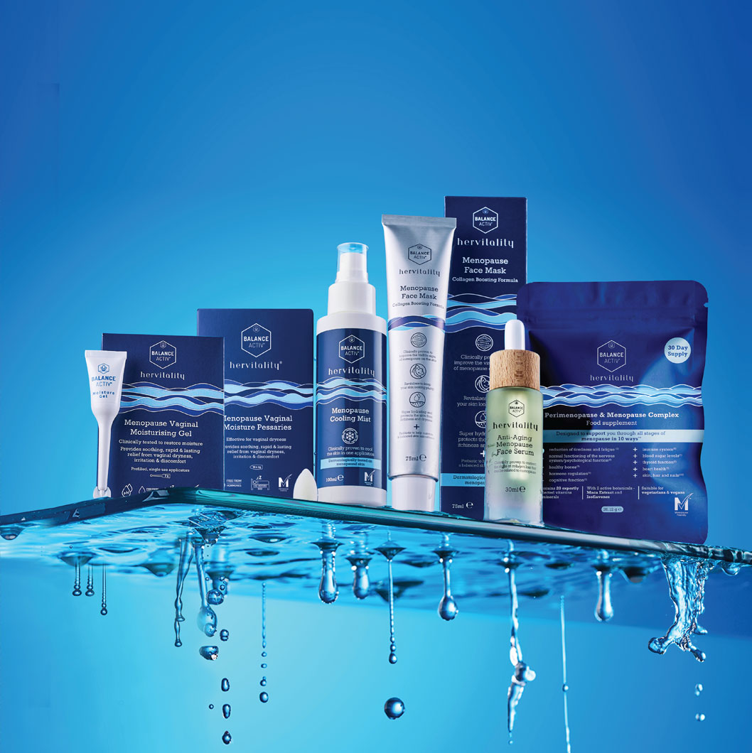 Hervitality product range shot
